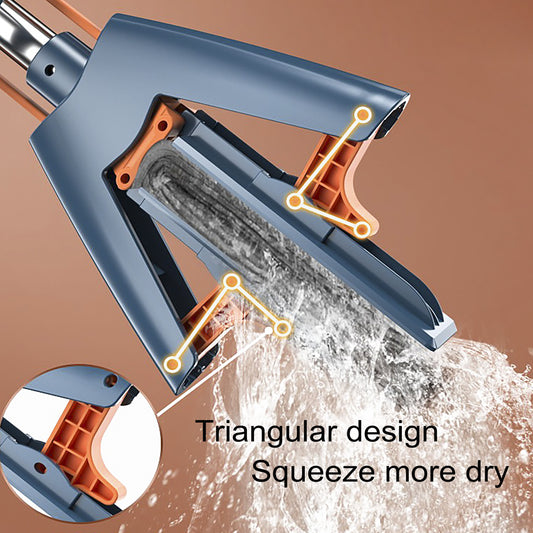Mop Home Cleaning Sponge Floor Cleaning & Folding Absorbing Squeeze Water Magic Mop.