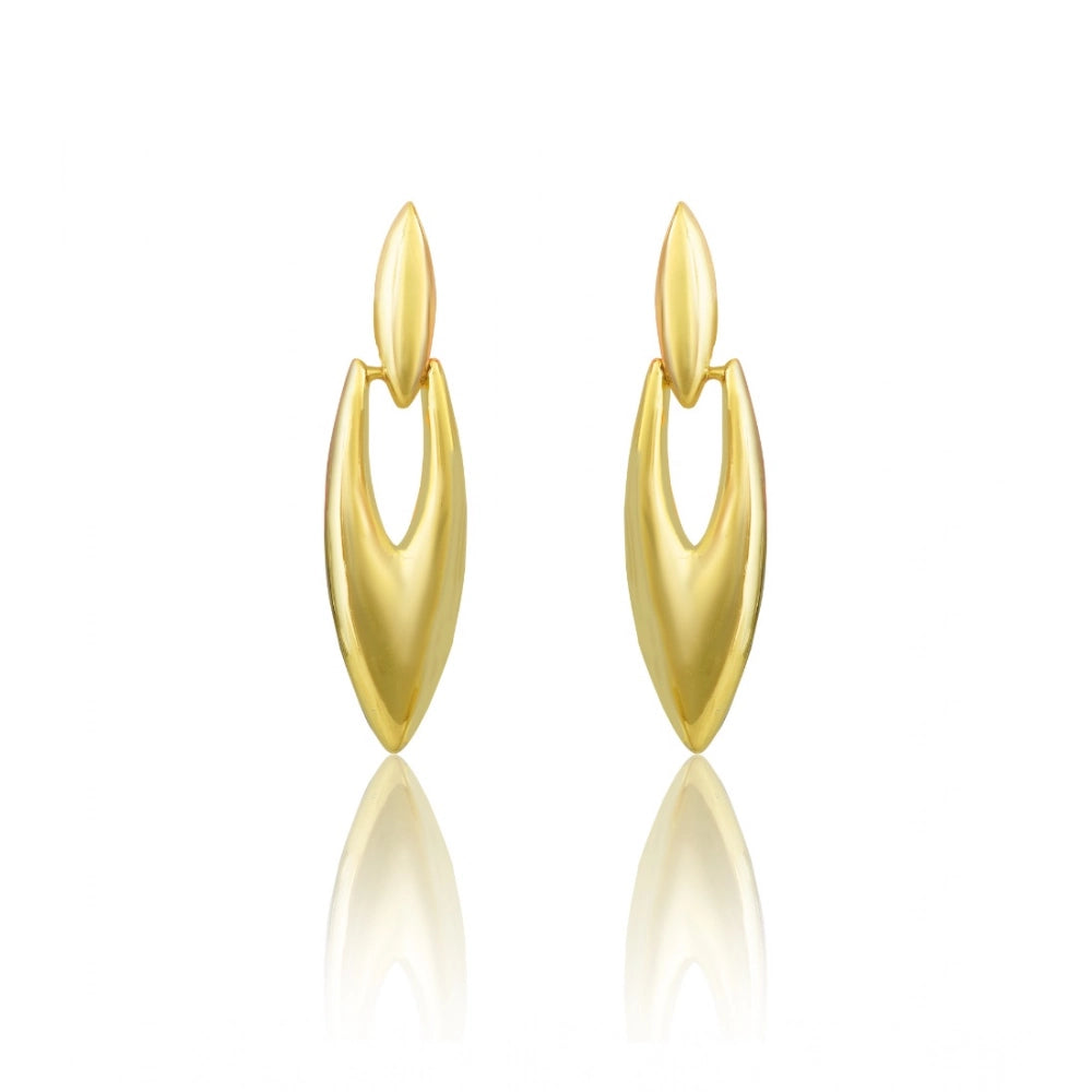 Gold-Tone Mini Office Earrings - Vkart