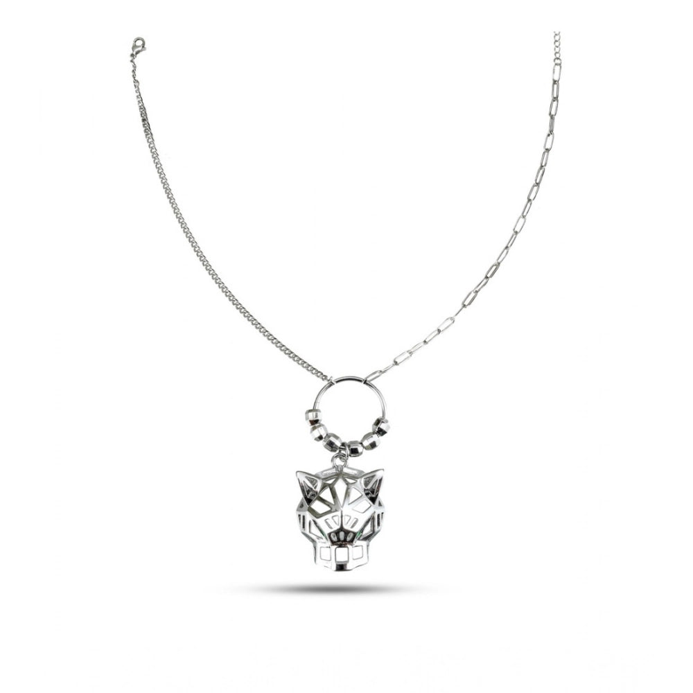 Silver Gen-Z Pendant Steel Chain - Vkart