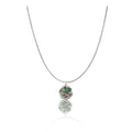 Silver Galaxy Pendant Steel Chain - Vkart
