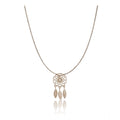 Gold Dream Catcher Pendant Steel Chain - Vkart