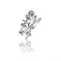 Silver Classic Steel Freesize Ring - Vkart