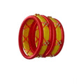 Lemon Yellow Silk Thread Bangles (Size 2.2) - Vkart