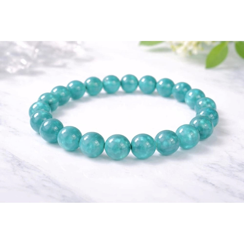 Amazonite 8mm Natural Crystal Bracelet - Vkart - View 2