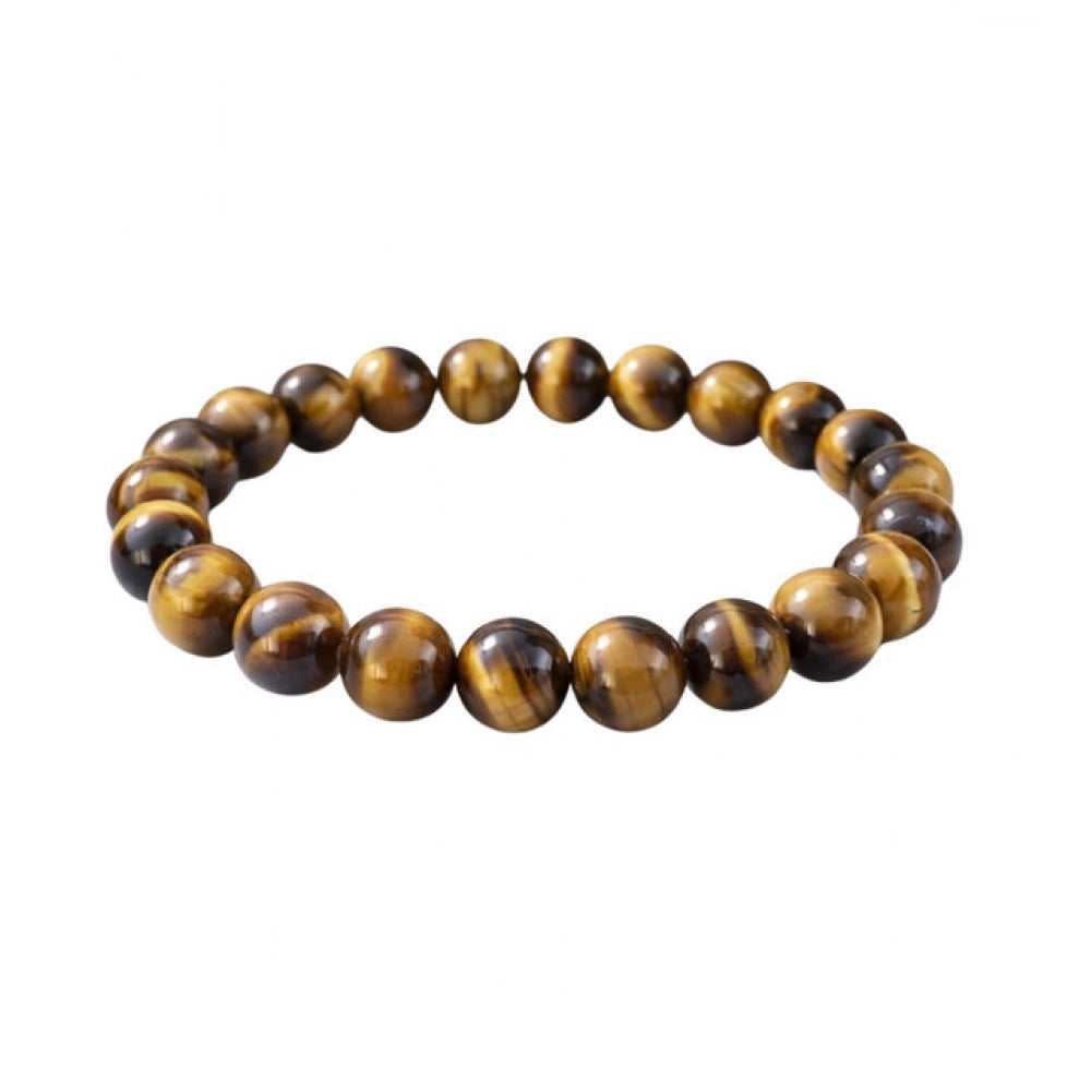 Tiger Eye 8mm Natural Crystal Bracelet - Vkart