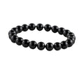 Black Tourmaline 8mm Natural Crystal Bracelet - Vkart