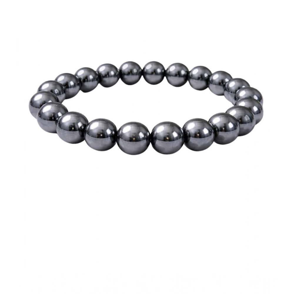 Hematite 8mm Natural Crystal Bracelet - Vkart