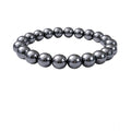 Hematite 8mm Natural Crystal Bracelet - Vkart