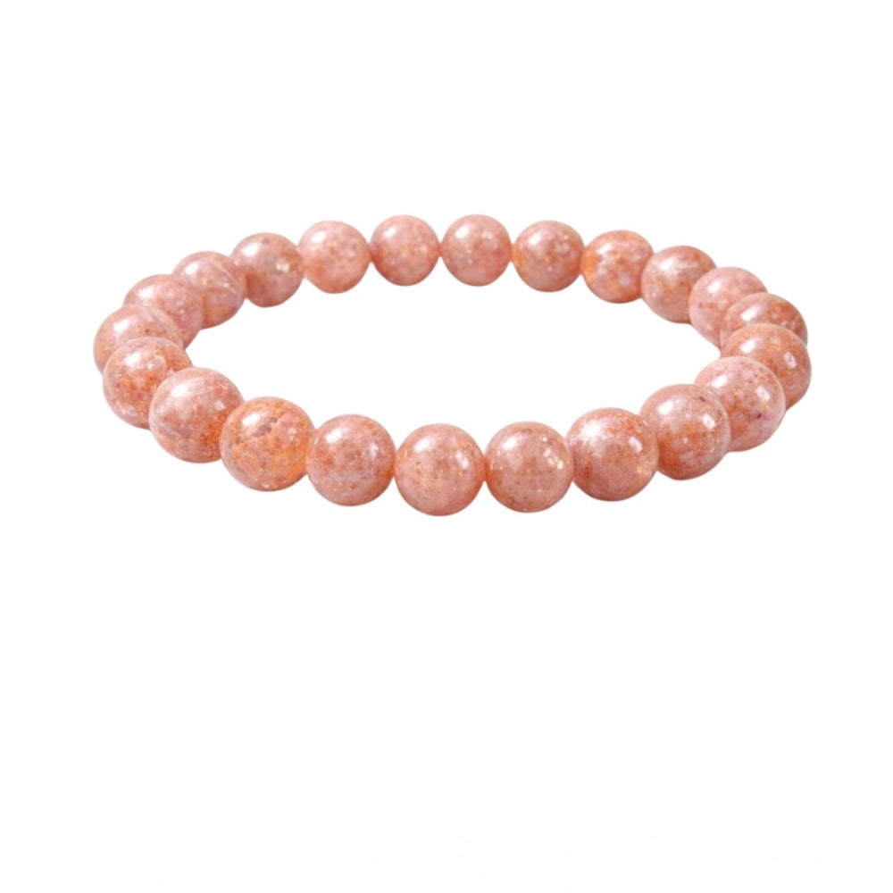 Sunstone 8mm Natural Crystal Bracelet - Vkart