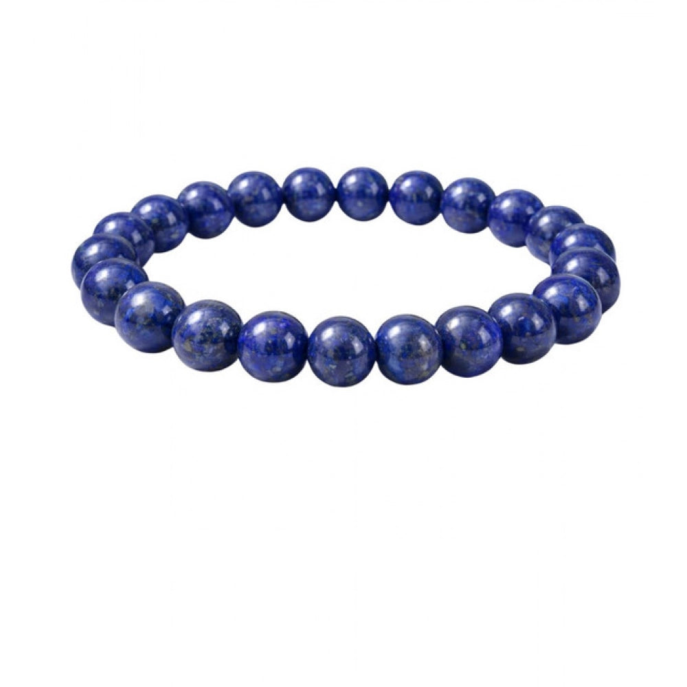 Lapis Lazuli 8mm Natural Crystal Bracelet - Vkart