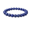 Lapis Lazuli 8mm Natural Crystal Bracelet - Vkart