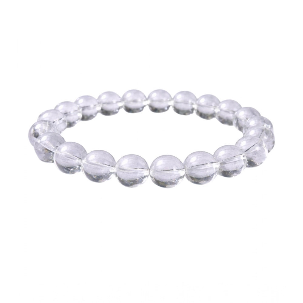 Clear Quartz 8mm Natural Crystal Bracelet - Vkart
