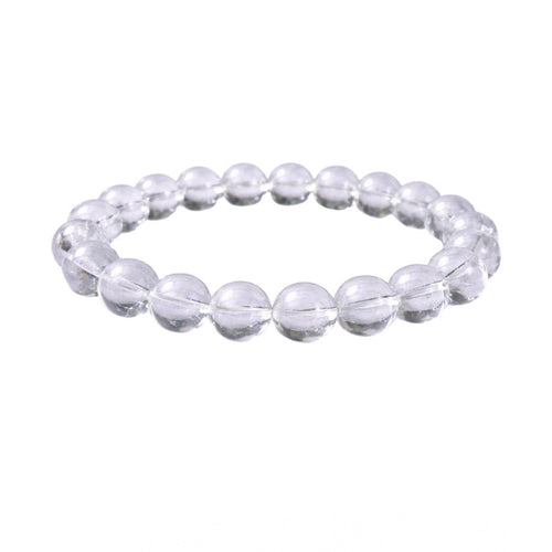 Clear Quartz 8mm Natural Crystal Bracelet - Vkart