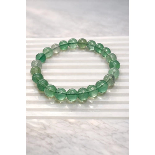 Fluorite 8mm Natural Crystal Bracelet - Vkart - View 2