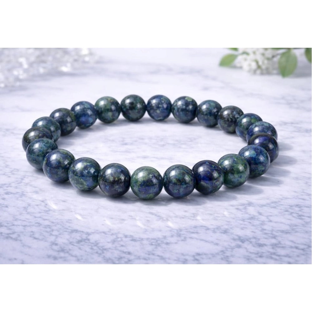 Azurite 8mm Natural Crystal Bracelet - Vkart - View 2