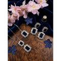 Blue Silver-Plated Pendant Set No. 3 - Vkart
