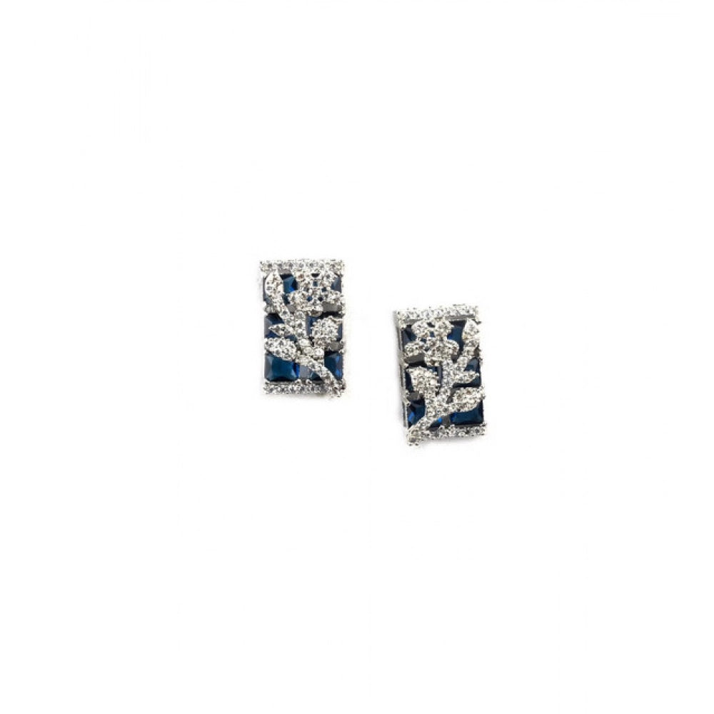 Blue Silver-Plated Pendant Set No. 4 - Vkart - View 5