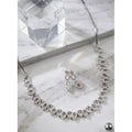 Silver-Plated Necklace Set No. 3 - Vkart