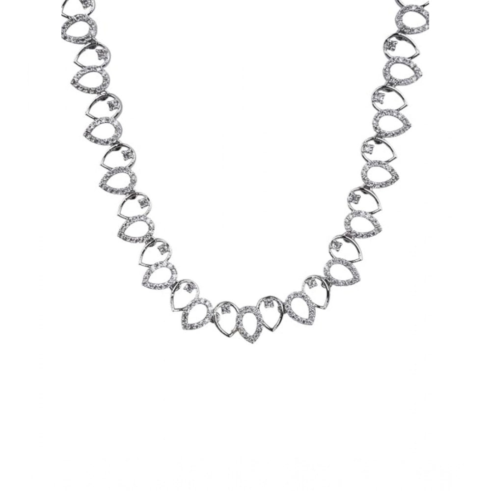 Silver-Plated Necklace Set No. 3 - Vkart - View 4