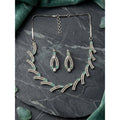 Turquoise Silver-Plated Necklace Set No. 2 - Vkart