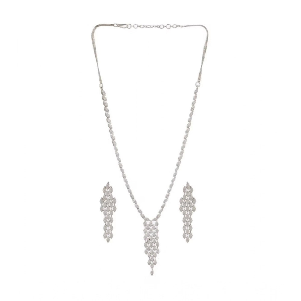 Silver-Plated Necklace Set No. 4 - Vkart - View 2