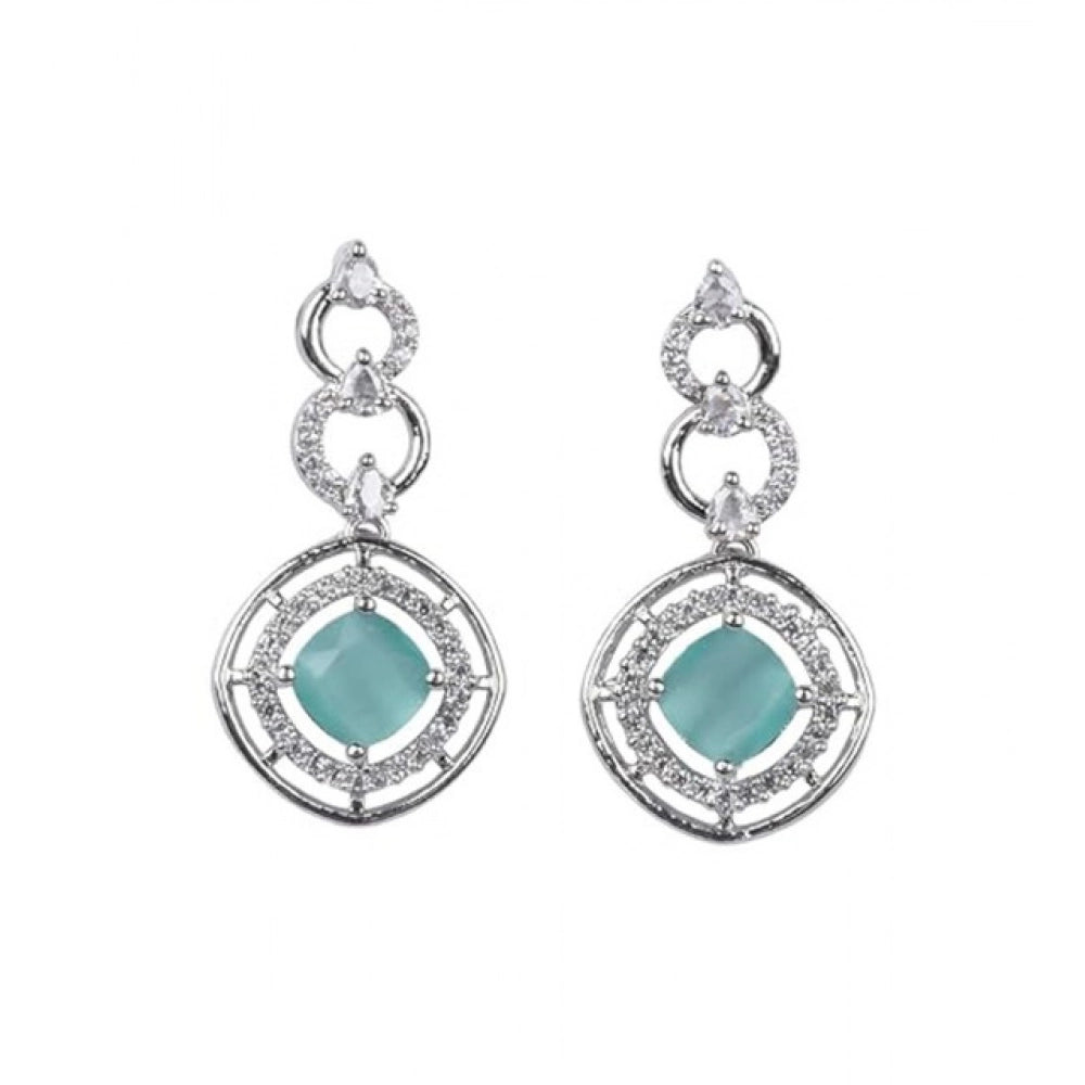 Turquoise Silver-Plated Necklace Set No. 4 - Vkart - View 5