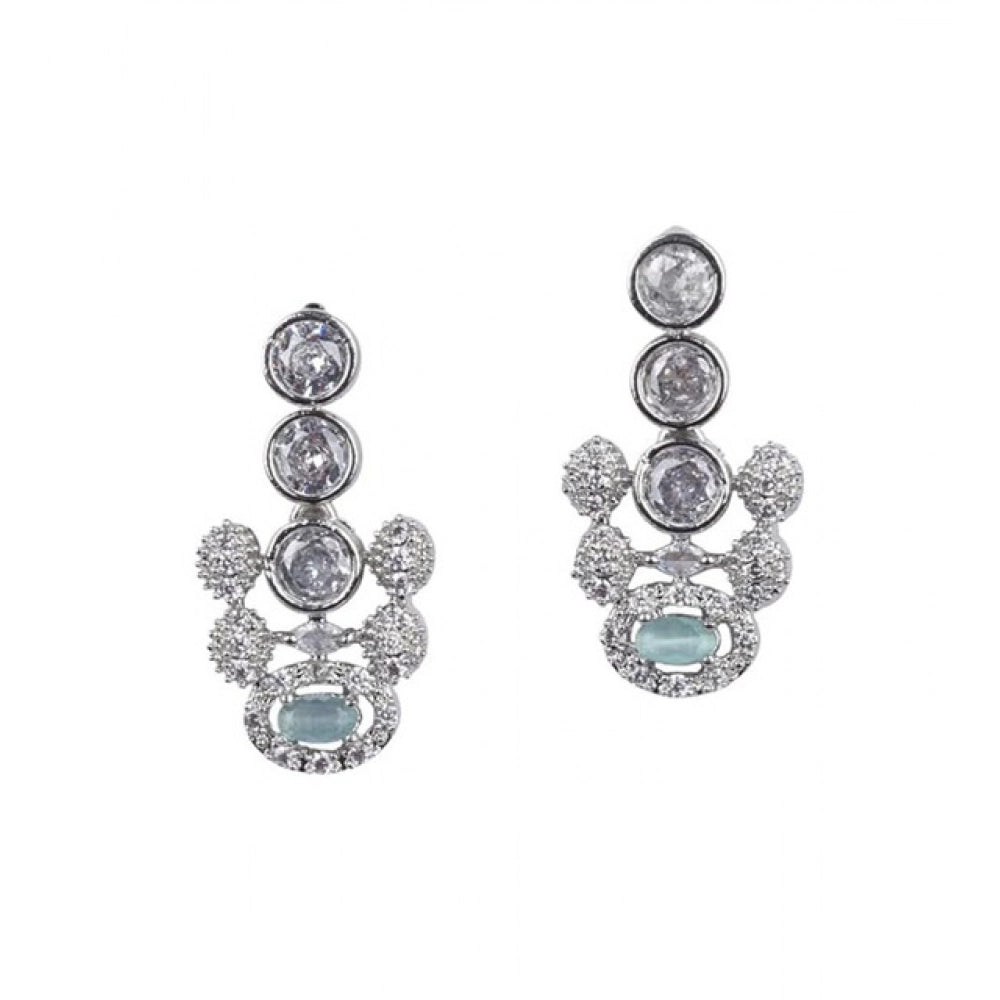 Turquoise Silver-Plated Necklace Set No. 6 - Vkart - View 5