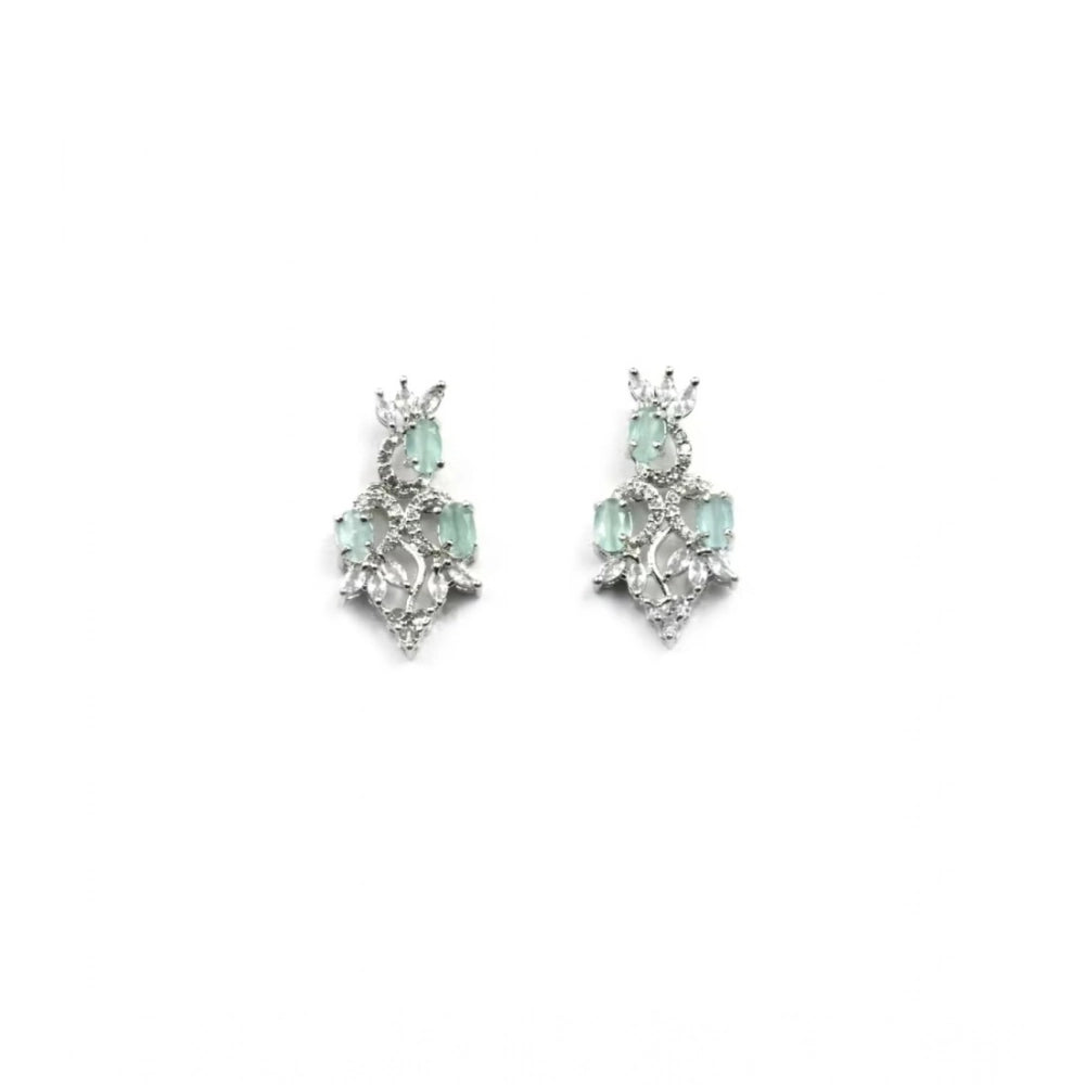Turquoise Silver-Plated Necklace Set No. 8 - Vkart - View 5