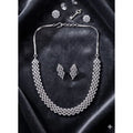 Silver-Plated Necklace Set No. 5 - Vkart