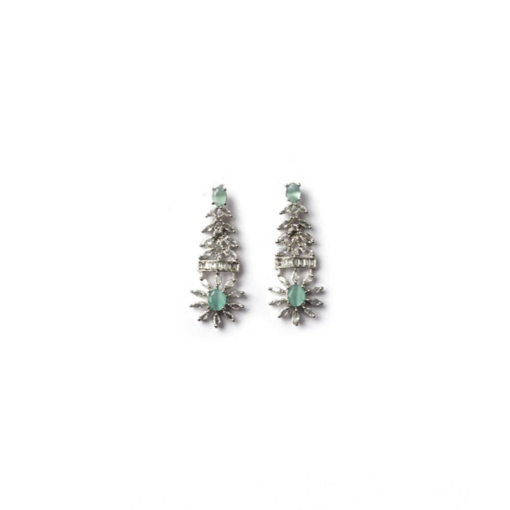 Turquoise Silver-Plated Necklace Set No. 10 - Vkart - View 5