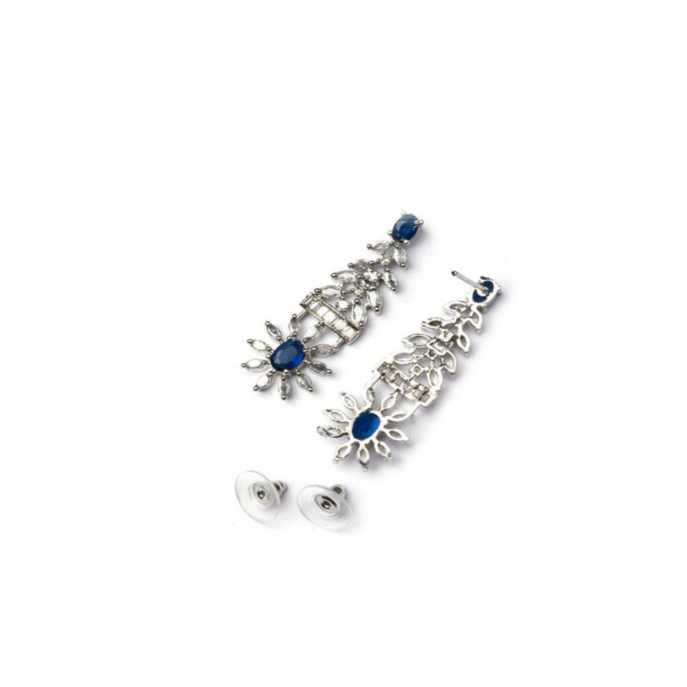 Blue Silver-Plated Necklace Set No. 5 - Vkart - View 5
