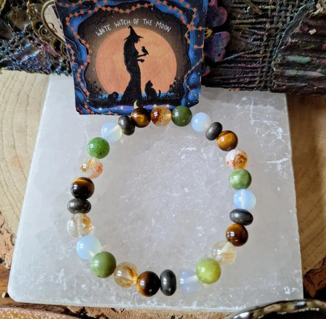 Multicolour Crystal Rashi Bracelet - Vkart - View 3