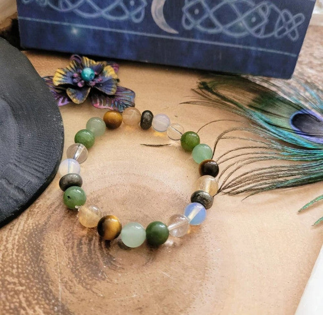 Multicolour Crystal Rashi Bracelet - Vkart - View 4